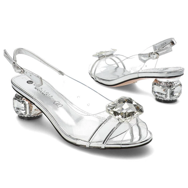 Sandále Sca'viola - S-241 Silver-M