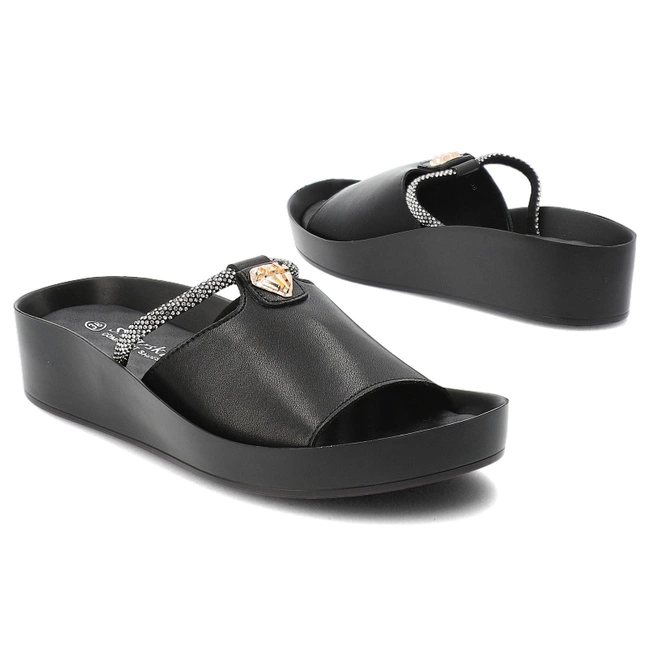 Šľapky S.BARSKI - KV51-034 Black