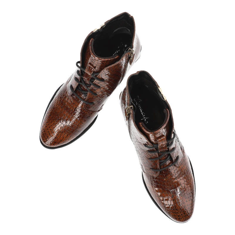 Šnúrovacie Členkové Topánky Maciejka - 5743C-02/00-7 Brąz