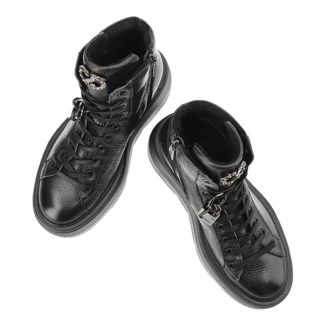 Tenisky Carinii - B9517_-J23-000-000-G36 Czarny