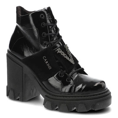 Členkové Topánky Carinii - B8503_-070-H20-000-F20 Czarny