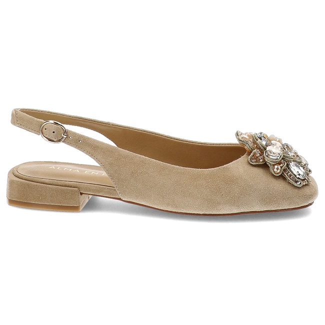 Sandále Alma en Pena - V240391 Suede Sand