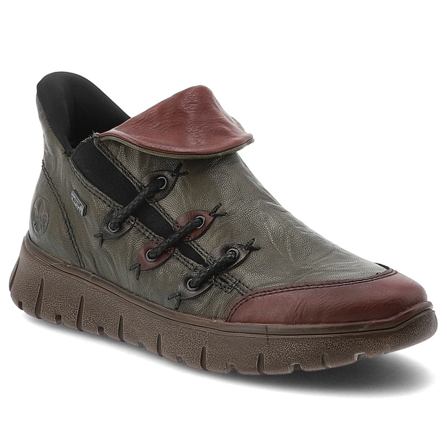 Členkové Topánky RIEKER - N1353-52 Green