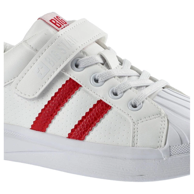 Plátenky Big Star - GG374020 Biały/Czerwony