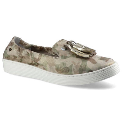 Mókazíny Lemar - 10077 Moro Beż+Złoto