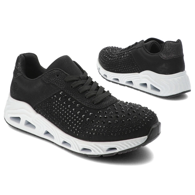 Tenisky Rieker - N5201-00 Black
