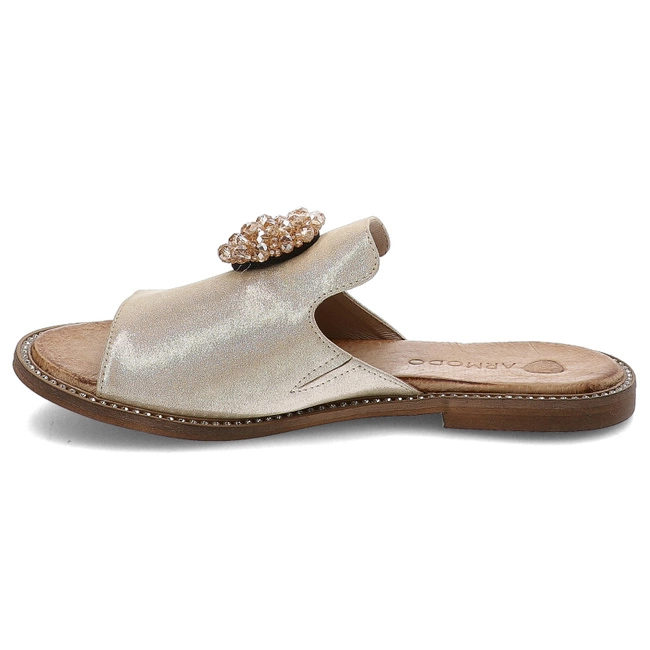 Šľapky Armodo - 37C83 Złota Satyna