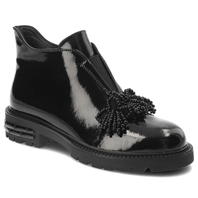 Šnúrovacie Členkové Topánky S.Barski - LZ42-036 Black