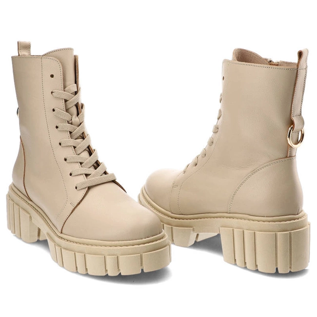 Členkové Topánky Karino - 3967/001-F Beż/Lico