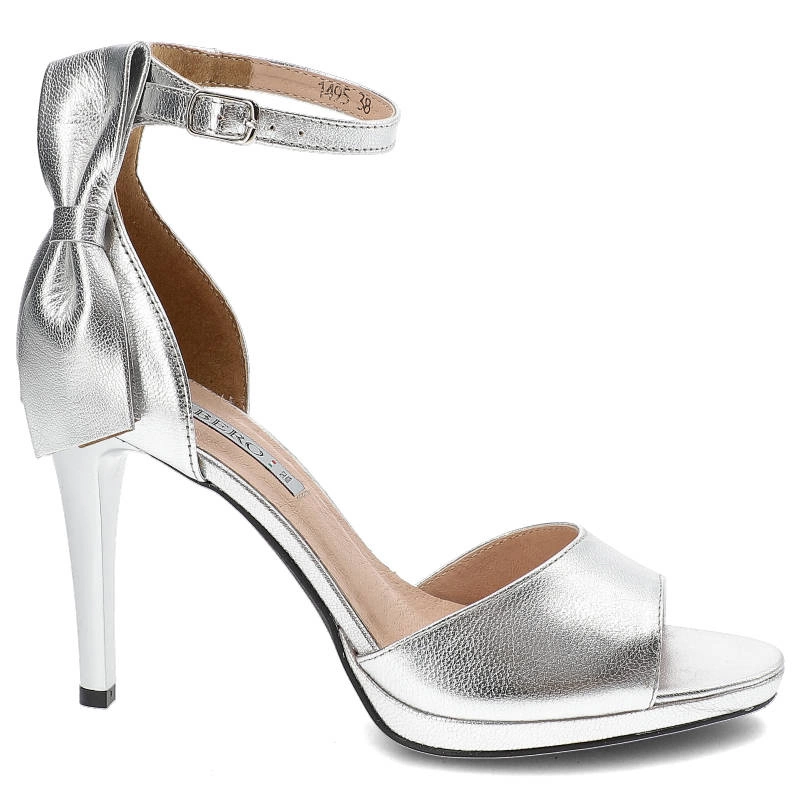 Sandále Libero - 1495 Srebrny 112