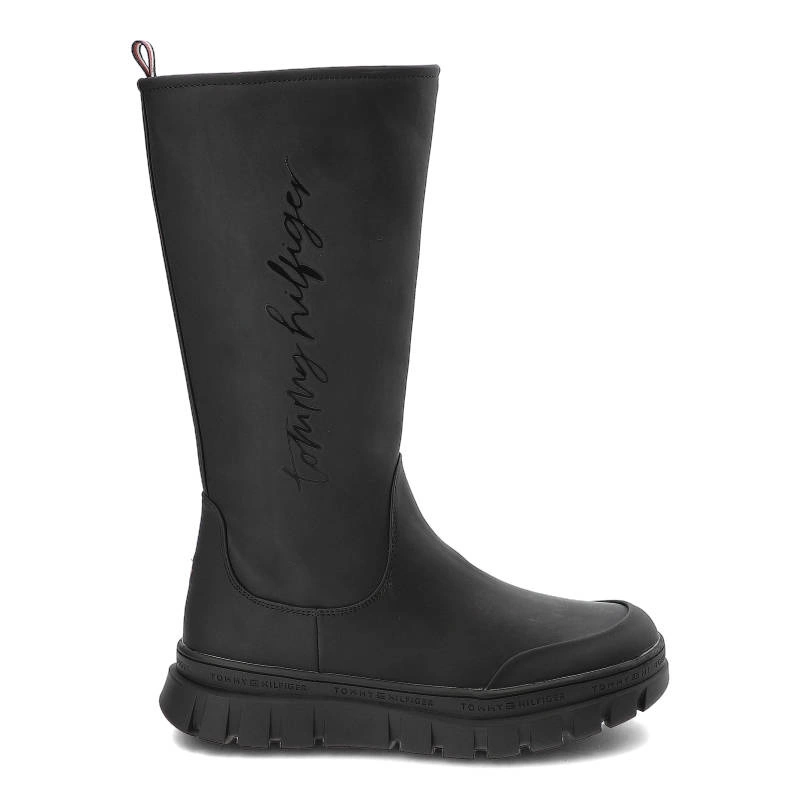 Čižmy Tommy Hilfiger - T3A6-32429-1442999-Boot Black 999