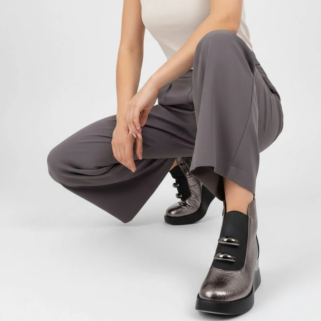 Členkové Topánky S.BARSKI - MR52-106 Pewter