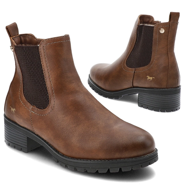 Členkové Topánky Mustang - 1435-604-307 Cognac