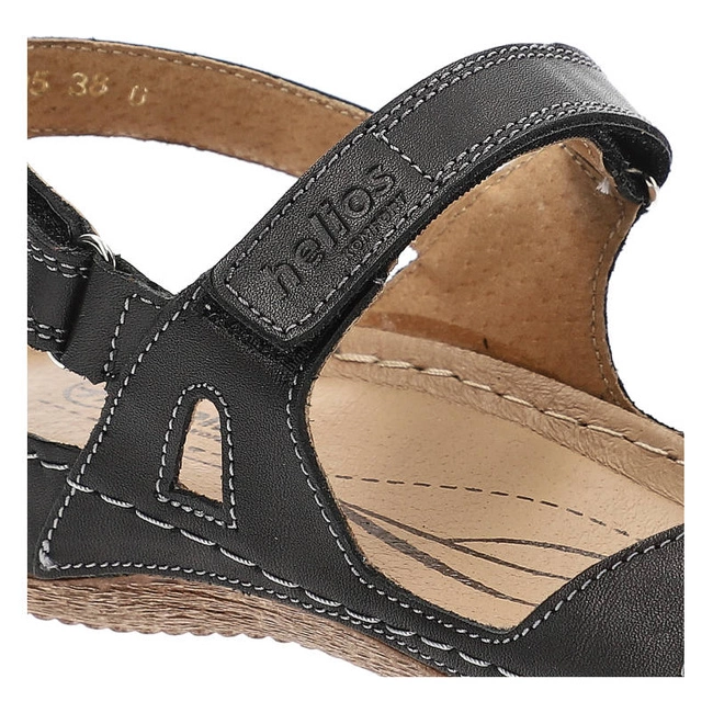 Sandále Helios - 205 Czarny 011