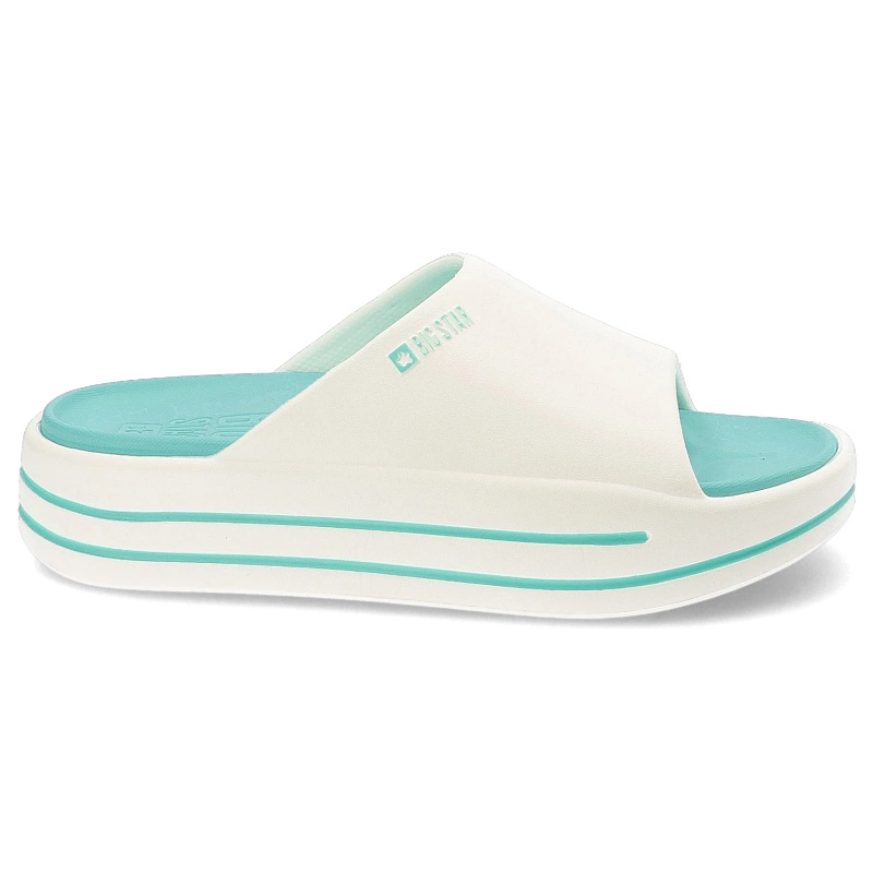 Šľapky Big Star - NN274A038 Biały/Mięta