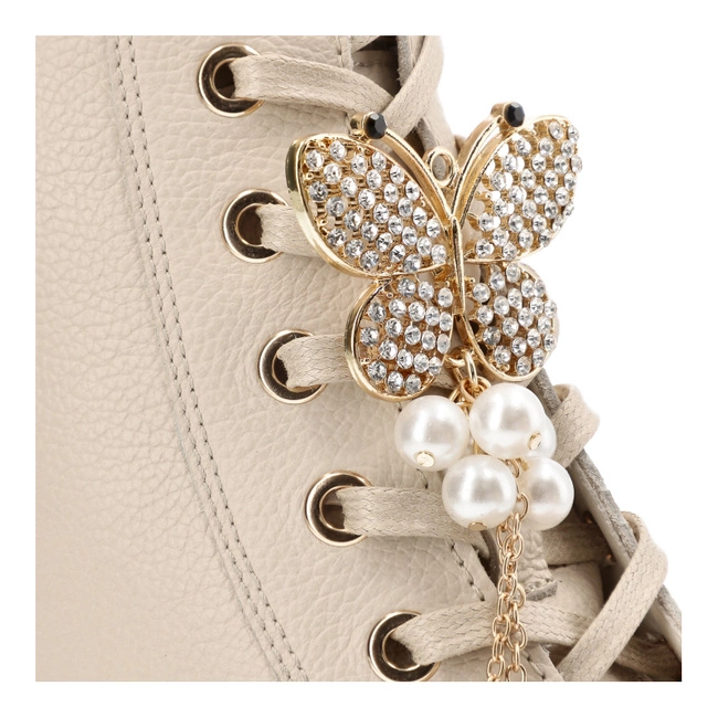 Členkové Topánky Chebello - 4590_-157-000-MIC-S303 Beżowy