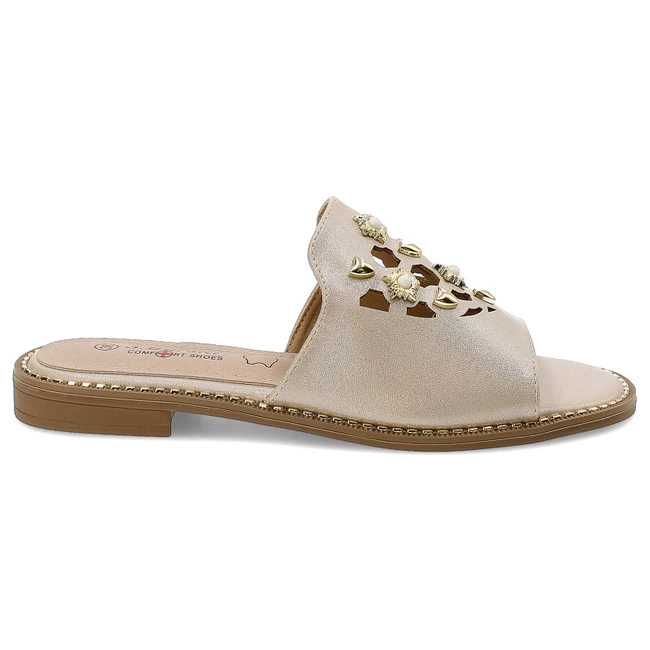 Šľapky S.Barski - KV27-063 Gold