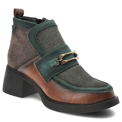 Členkové Topánky Maciejka - 06747-29/00-8 Rudo-Zielony