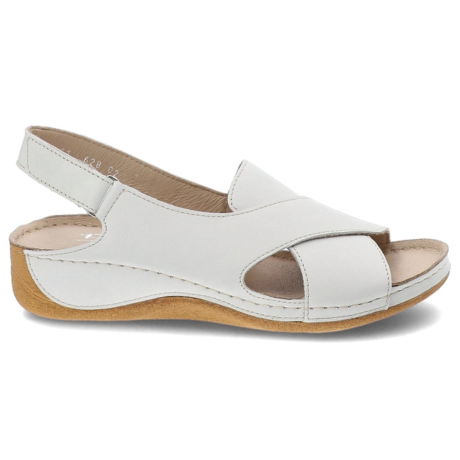 Sandále Pollonus - 5-1628-002 Avorio Perfo