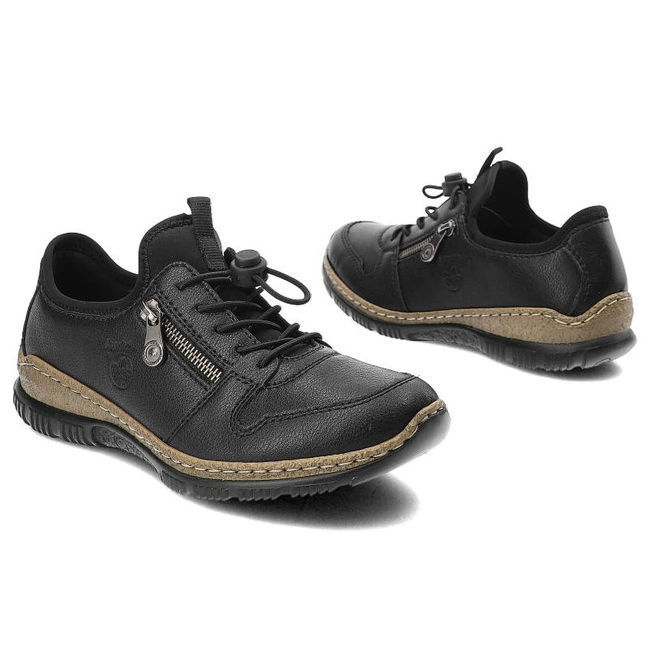 Poltopánky Rieker - N32G0-00 Black
