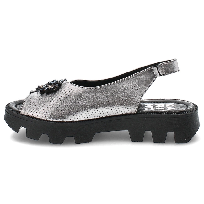 Sandále Karino - 4951/078-P Srebrny/Lico