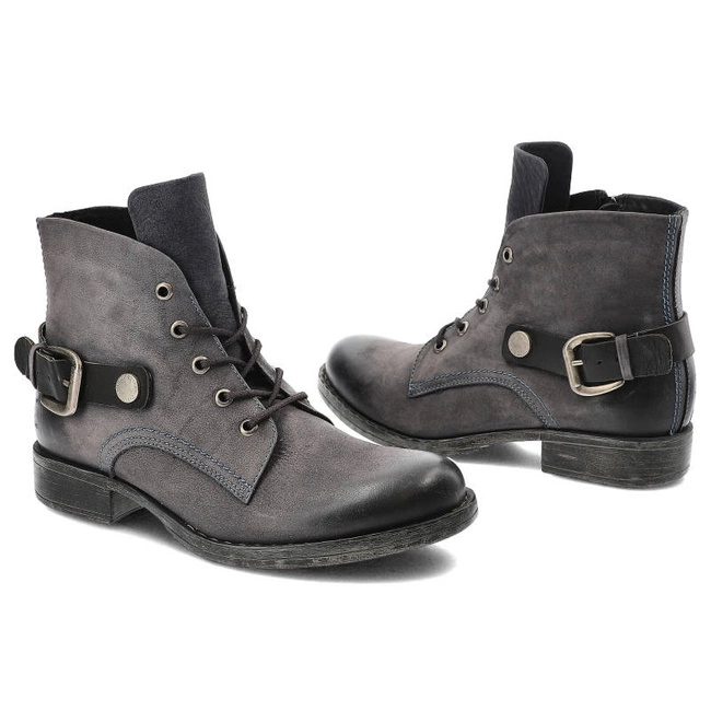 Členkové Topánky Carinii - B2976_-D58-861-POL-A24 Samuel 1680/2 Clasic Nero