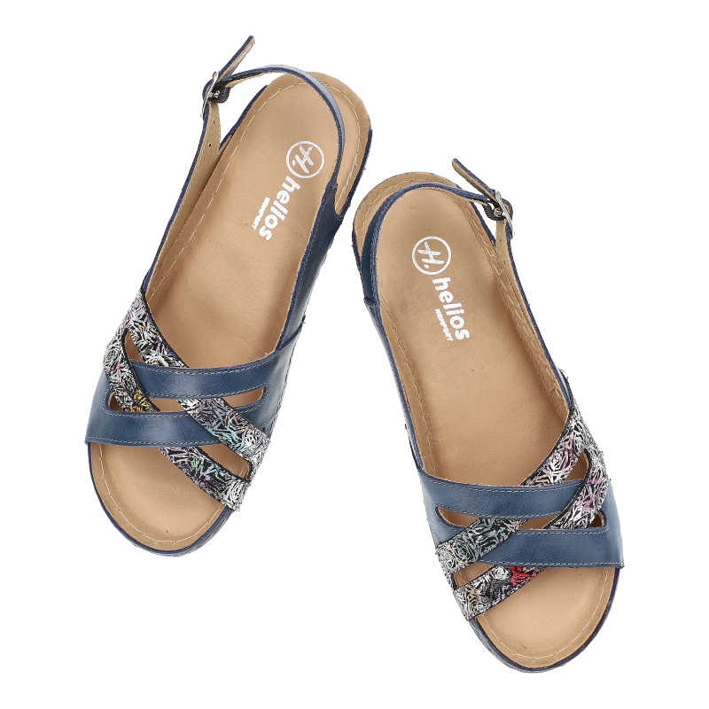 Sandále Helios - 134 Granat 042.0121