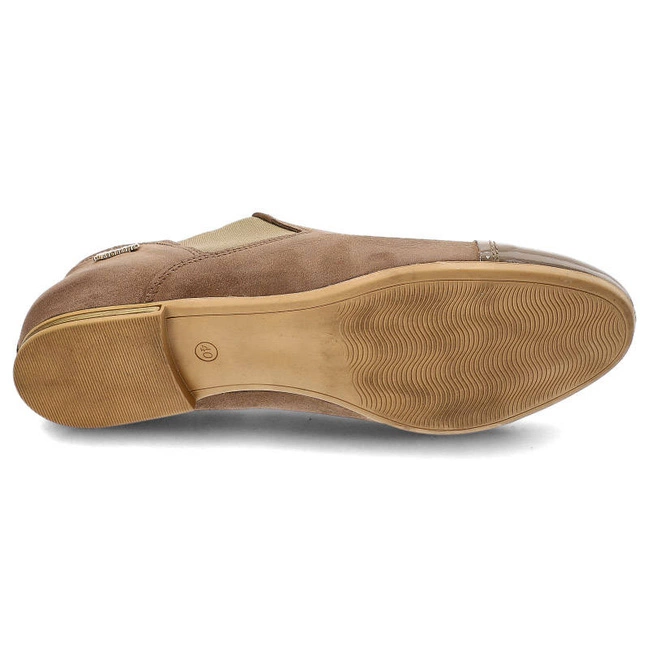 Poltopánky Karino - 0961/007-P Beżowy Lakierowany