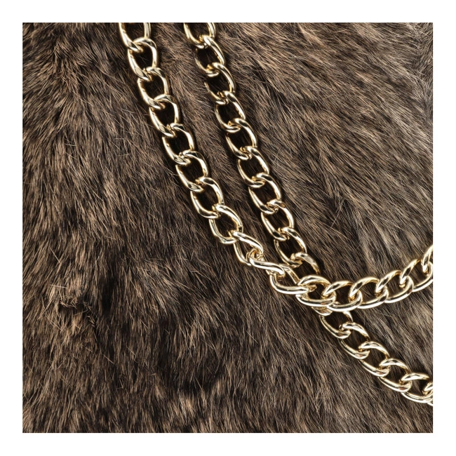 Kabelka Luka-Pelli - T30-2 Z Naturalnym Futrem Z Królika