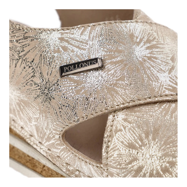Sandále Pollonus - 5-1514-002 Margerita Koza Beżowe