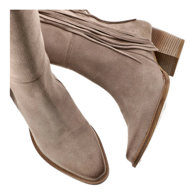 Čižmy Maciejka - 05774-10/00-6 Ciemny Beż