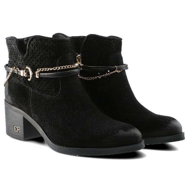 Členkové Topánky Carinii - B5502_-H20-000-000-D51 Czarny