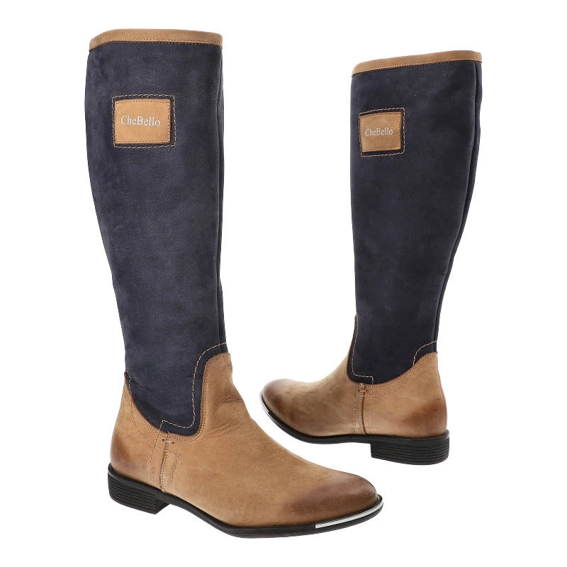 Čižmy Chebello - 2108_-018-008-MIS-SO5 Brąz/Granat