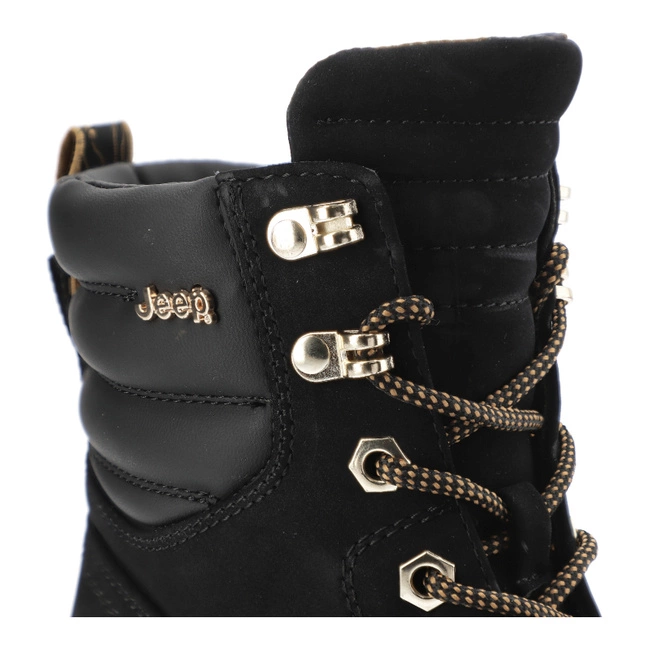 Členkové Topánky Jeep - RAVEN LACE NBK JL42600A 062 Black