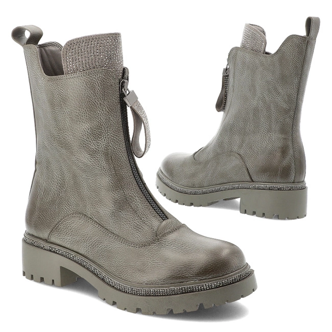 Členkové Topánky MENBUR - 25930 0090 Gris Perla/Pearl Grey