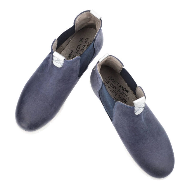 Členkové Topánky Karino - 1208 Granatowy/Srebrny