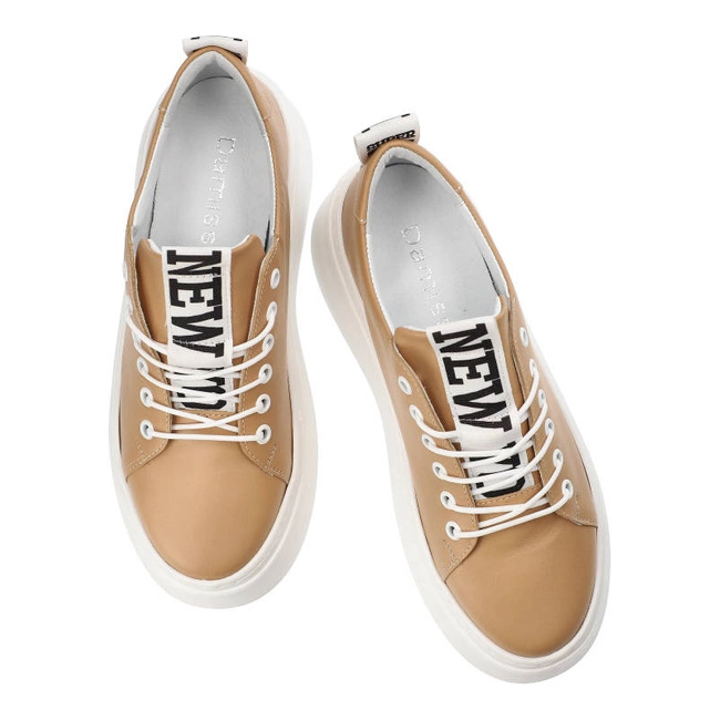 Tenisky Damiss - DS-665 Camel/Biały