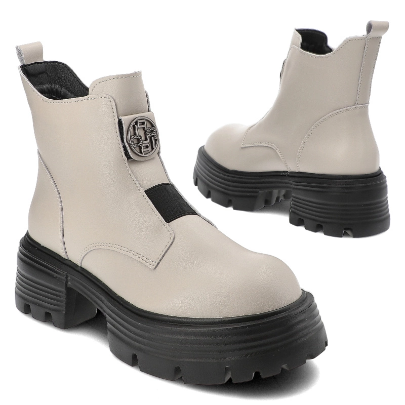 Členkové Topánky Filippo - DBT6432/24 LT BE Jasny Beżowy