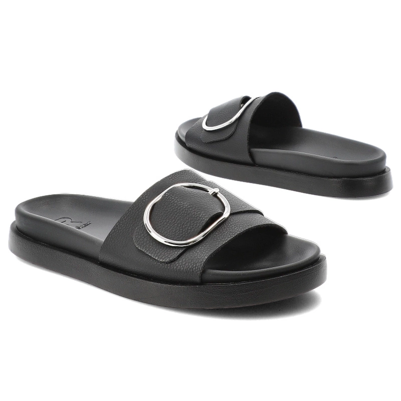 Šľapky RIEKER - W1453-00 Black