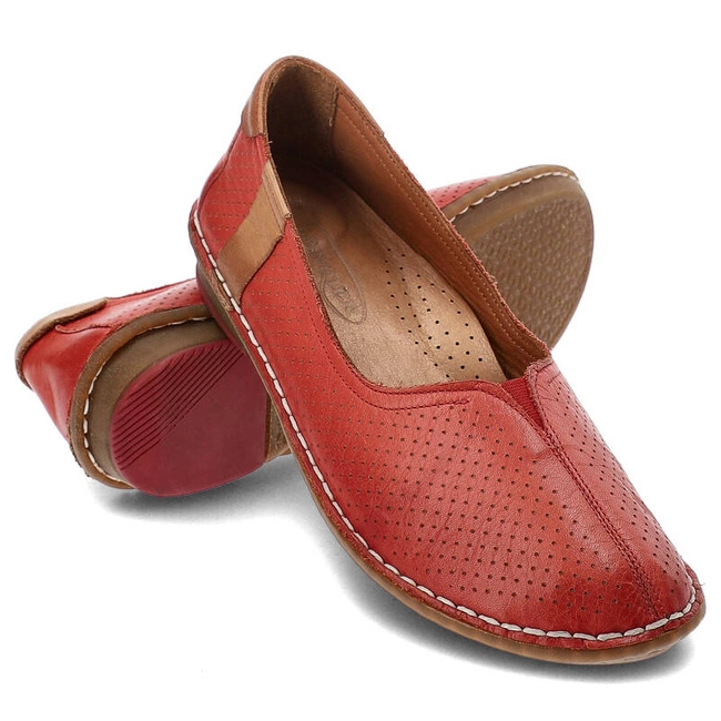 Poltopánky Lanqier - 40C323 Czerwony