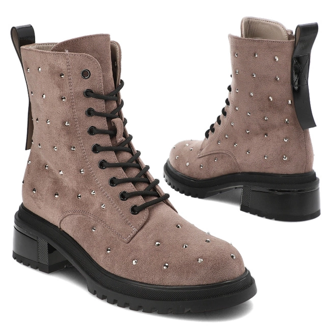 Členkové Topánky S.Barski - MR880-017 Taupe