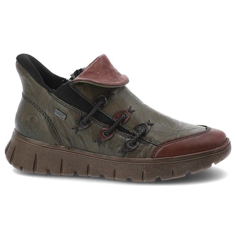 Členkové Topánky RIEKER - N1353-52 Green