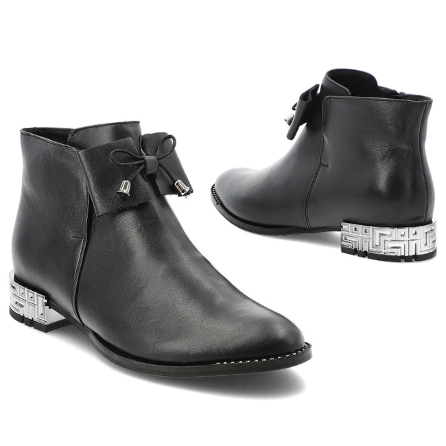 Členkové Topánky ARMODO - 1396 Czarny