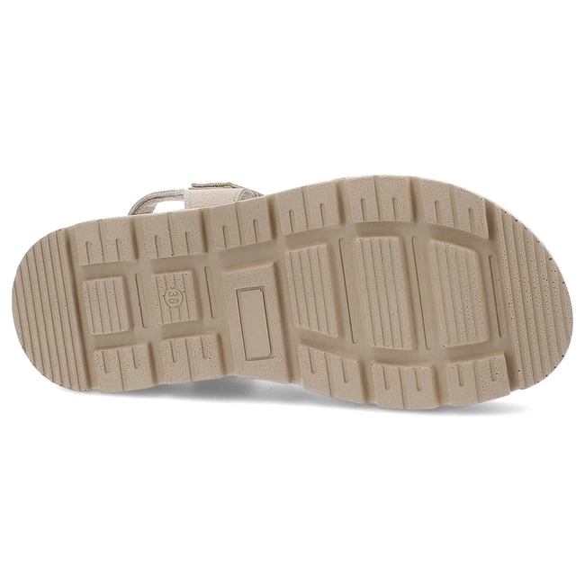 Sandále ARMODO - 40441 V.Taupe+Kryształ Zł.