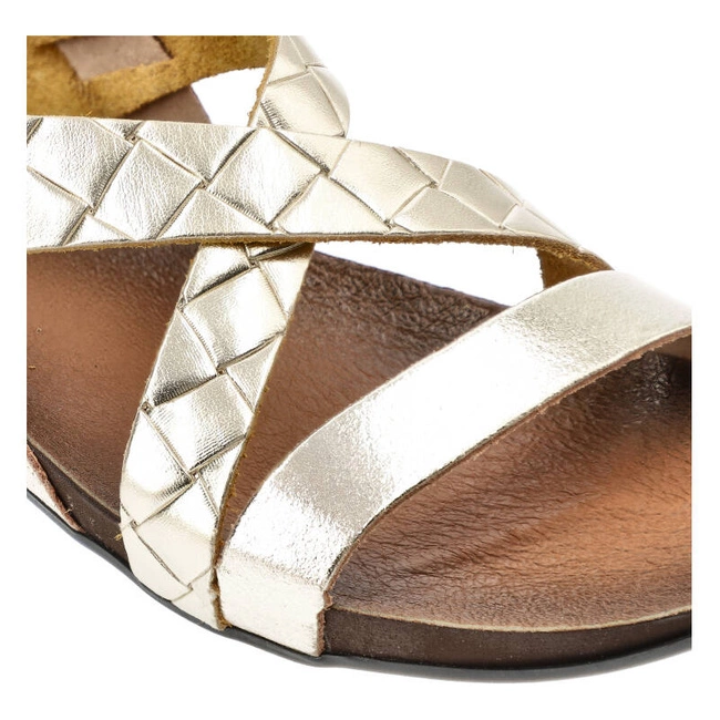 Sandále Armodo - 40032 Bf.Złoto+Bari Zł.