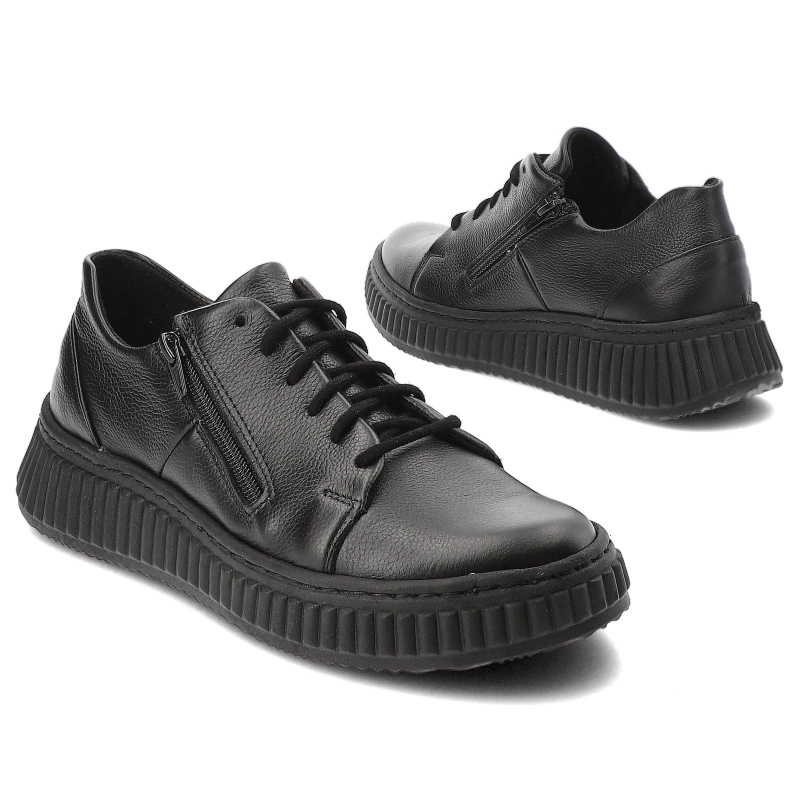 Tenisky Wasak - 602M Czarny Groszek