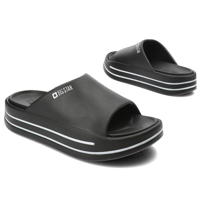 Šľapky Big Star - NN274A037 Czarny