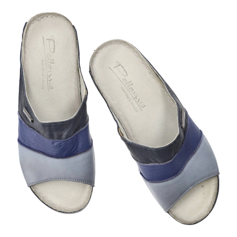 Šľapky Pollonus - 5-0918 Błękitny/Niebieski/Granatowy