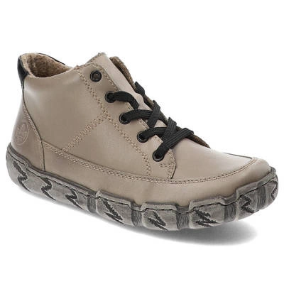 Šnúrovacie Členkové Topánky Rieker - L0301-64 Beige