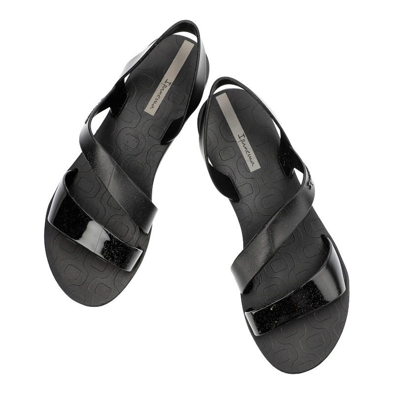Sandále Ipanema - 82429 Vibe Sandal Fem AJ078 Black/Glitter Black